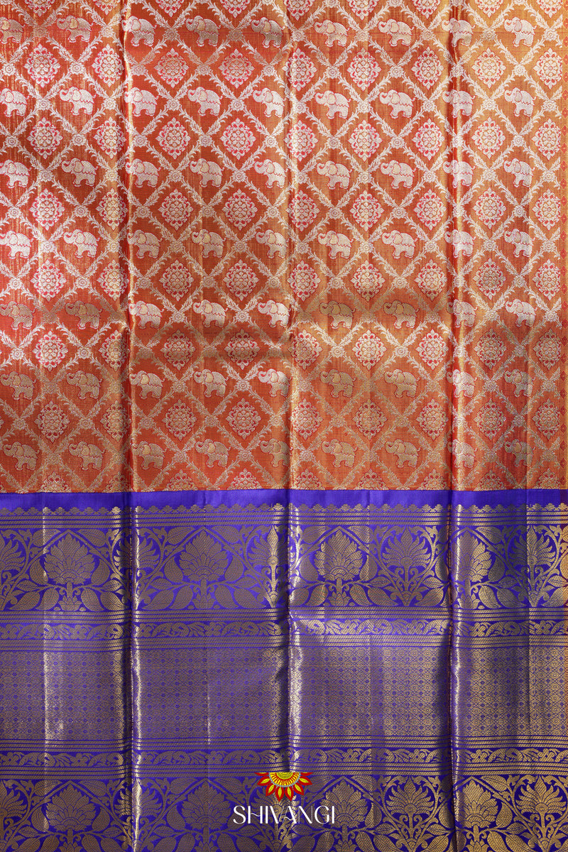 Green Silk Pattu Pavadai Unstitched Material For Kids !!!