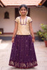 PurpleSilver Parrot Traditional Pattu Pavadai Sets