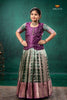 Ramar Green Tissue Turmeric Traditional Pattu Pavadai Set