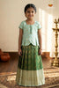 Floral Arrow Traditional Pattu Pavadai Sets