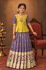 Purple Kota Cocktail Traditional Pattu Pavadai Sets