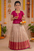 Pink Kota Moraccan Alpha Traditional Pattu Pavadai Sets