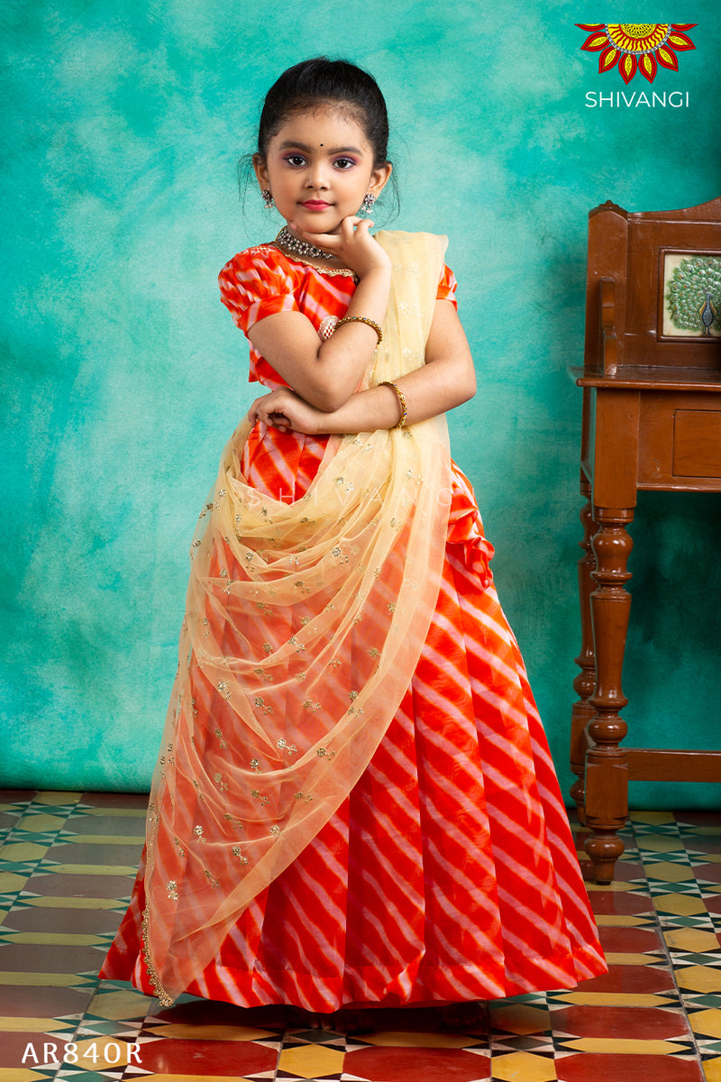 Half saree for baby girl cheap