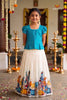 White Radhai Traditional Pattu Pavadai Sets