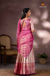 Pink Bird of Paradise Half Saree | Lehenga For Girls