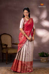 Red Bird of Paradise Half Saree | Lehenga For Girls