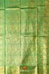 Red Floral Handloom Pure Kanjivaram Silk Kalamkari Saree !!!
