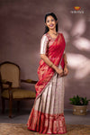 Red Bird of Paradise Half Saree | Lehenga For Girls