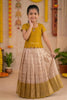 Yellow Kota Moraccan Alpha Traditional Pattu Pavadai Sets