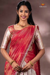 Red Bird of Paradise Half Saree | Lehenga For Girls