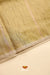 Yellow Hand Embroidered Beads Chanderi Saree For Women