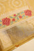 Mustard Silk Cotton Banarasi Saree For Women