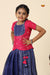 Blue Sevanthi Pattu Pavadai For Girls - Festive Wear!!!