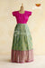 Green Pink Lilly Long Gown For Girls!!!