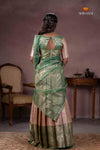 GreenBird of Paradise Half Saree | Lehenga For Girls