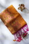 Floral Patola Pochampally Ikkat Pure Silk Saree!!!