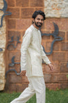 Floral Patola Kurta Set For Boys