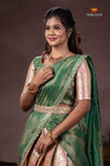 GreenBird of Paradise Half Saree | Lehenga For Girls