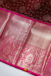 Red Silk Pattu Pavadai Unstitched Material For Kids !!!