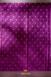 Blue Pochampally Silk Pattu Pavadai Unstitched Material For Kids !!!