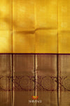 Yellow Silk Pattu Pavadai Unstitched Material For Kids !!!