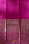Sky Blue Silk Pattu Pavadai Unstitched Material For Kids !!!