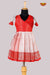 Red Silver Lotus Girls Baby Frock