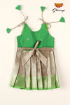 Green Golden Aster Baby Frock For Girls !!!