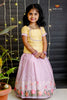 Pink Sparrow Traditional Pattu Pavadai Set