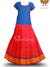 Cotton Pattu Pavadai For Girls -RED