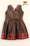 Green Bali Silk Baby Frock For Girls !!!