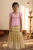 White Peacock Traditional Pattu Pavadai Sets
