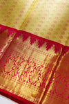 Sandal Pattu Pavadai Unstitched Material For Kids !!!