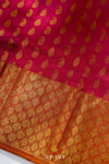 Red Pattu Pavadai Unstitched Material For Kids !!!