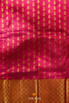 Red Pattu Pavadai Unstitched Material For Kids !!!