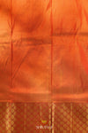 Red Pattu Pavadai Unstitched Material For Kids !!!