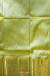 Sky Blue Silk Pattu Pavadai Unstitched Material For Kids !!!