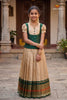 Dark Green Honey SuckleTraditional Pattu Pavadai Sets