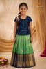 Floral Mirror Traditional Pattu Pavadai Sets