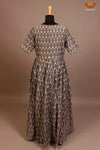 Grey Ikat Long Frock For Teenage Girls !!!