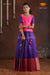 Organza Sequence  Purle Pattu Pavadai For Grils !!!