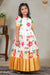 Yellow Lotus Long Gown For Girls !!!