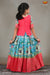 Pink and Blue ethnic pavadai sattai model for girls and ladies