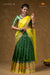 Girls Green Floral Bandhini  Half Saree | Langa Davani
