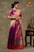 Girls Purple Bali Silk Half Saree | Langa Davani