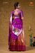 Traditional Pink Lotus Half Saree For Girls