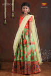 Dancing Peacock Lehenga For Girls