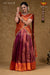 Pongal Colletion - Purple With Orange Copper Silk Half Saree !!!