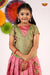 Green Golden vector Pattu Pavadi For Girls !!!