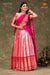 Pongal Colletion - Pink Paisley Peacock Half Saree !!!